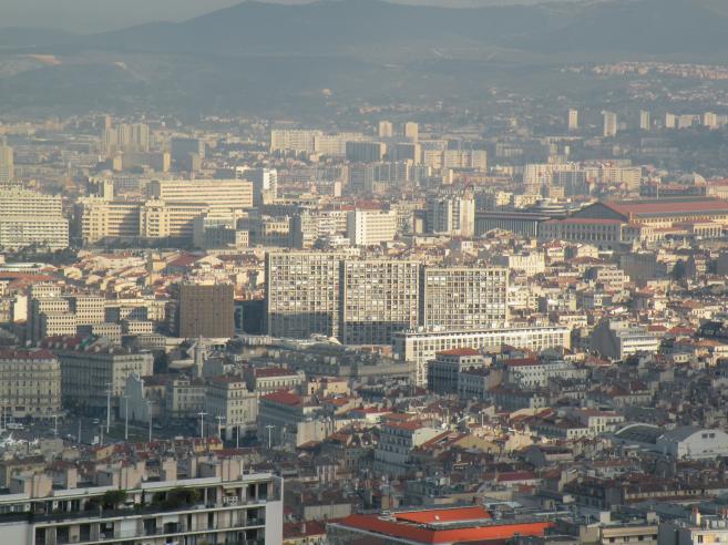  vue aérienne du quartier du Vieux-Port